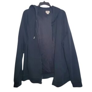 Mossimo Supply Co Men's Black Zipper Hoodie Sweater Sz L